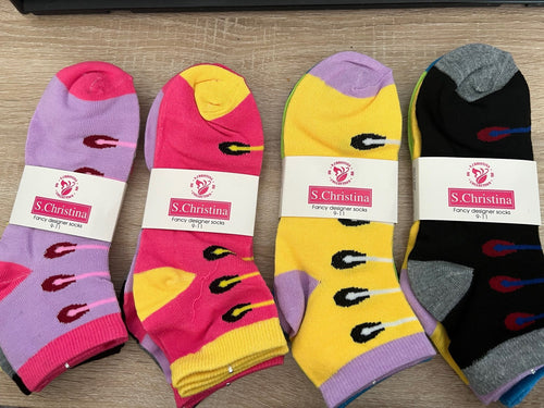 S. Christine Designer Series Ankle Sport Socks