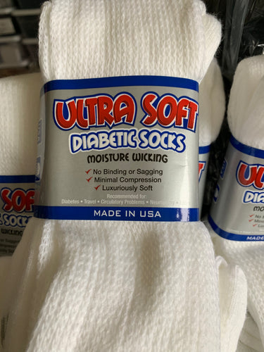 Cresswell Diabetic Ultra Soft Crew Sock  Men or Women