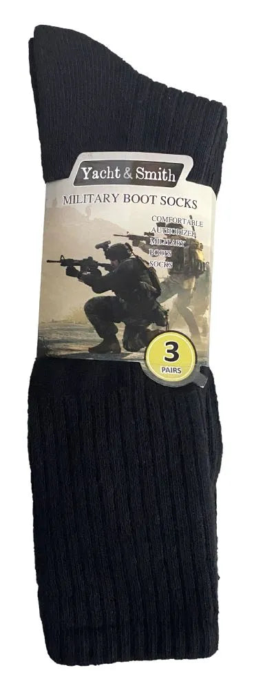 Yacht & Smith Men's Military Boot Socks , Military Grade Socks